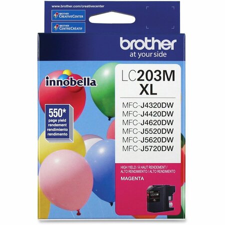 BROTHER INTERNATIONAL High Yield Magenta Ink Cartrid LC203M